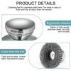 Boule à vaisselle en fil d'acier inoxydable durable Outil de nettoyage de cuisine Métal Tampon à récurer Nettoyage de la vaisselle
