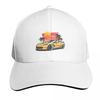 Șapcă Galbenă Corvette Z Sunset Palms Modă Casual Șepci de Baseball Pălărie Reglabilă Vară Unisex Șepci de Baseball Policromatice