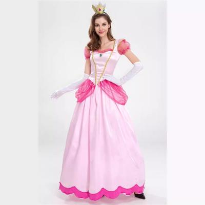 Halloween Costume Female Party Costume, Animated Pink Dress Masquerade Ball Costume