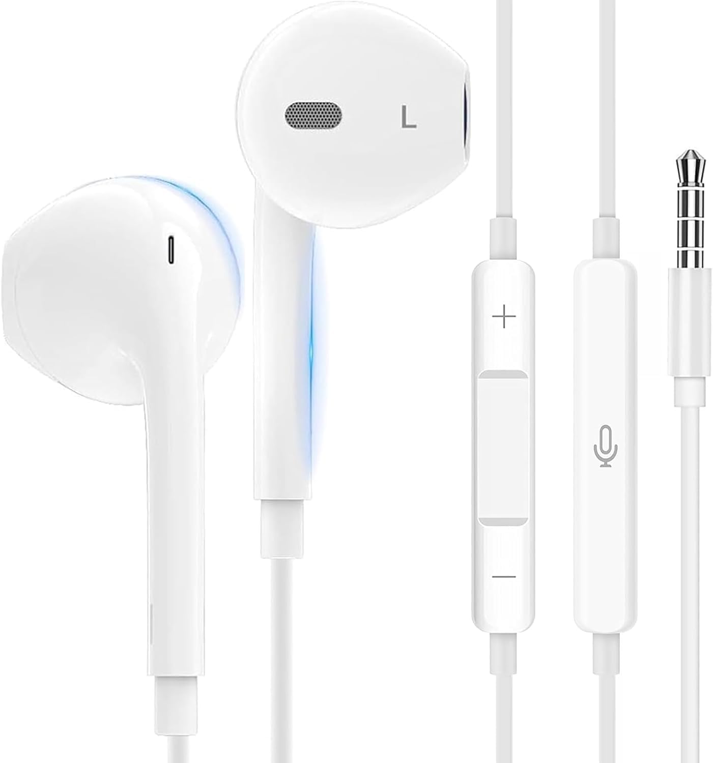 

New Wired No Noise Stereo Earphones with Clear Comfortable to Compatible with Multiple Devices [2025 Model] Earphones, Earphones, Headphones, Delay,
