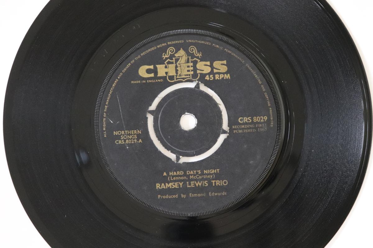 

7inch Record RAMSEY LEWIS TRIO - A Hard Day s Night CRS8029 Chess 1966 UK Jazz Used