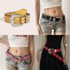 Cintura Cool Girl Y2k a Farfalla con Strass per Stile Punk Americano Retrò