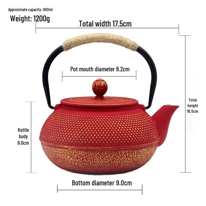 Tea Ceremony Cast Iron Teapot Set