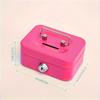 Metal Key Lock Storage Box, Money Box, Adult Safe, Coin Safe, Adult Safe, Cashier, Suitable for Year-Round 21 Festivals