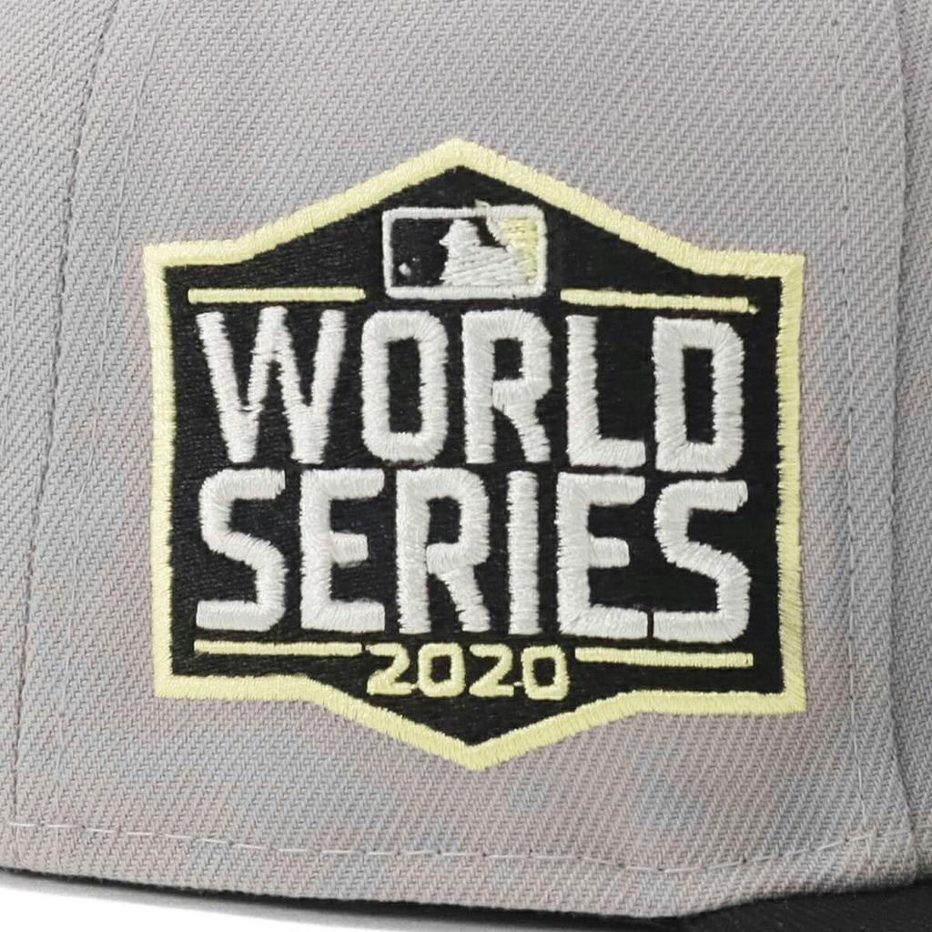 59FIFTY Cap 14561996 NER35C4087 LA Gray ONSPOTZ Exclusive SIDE PATCH 2Tone MLB Los Angeles Dodgers MLB 5950 New Era Deep Fit Outing UV Protection