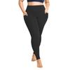 Women Workout Out Pocket Leggings Fitness Plus-size Sports Running Yoga Trousers