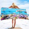 Sea World Beach Towel for Kids, Girl, Boys, Men, Women, Turtle Bath Print Pool Super Soft Plush