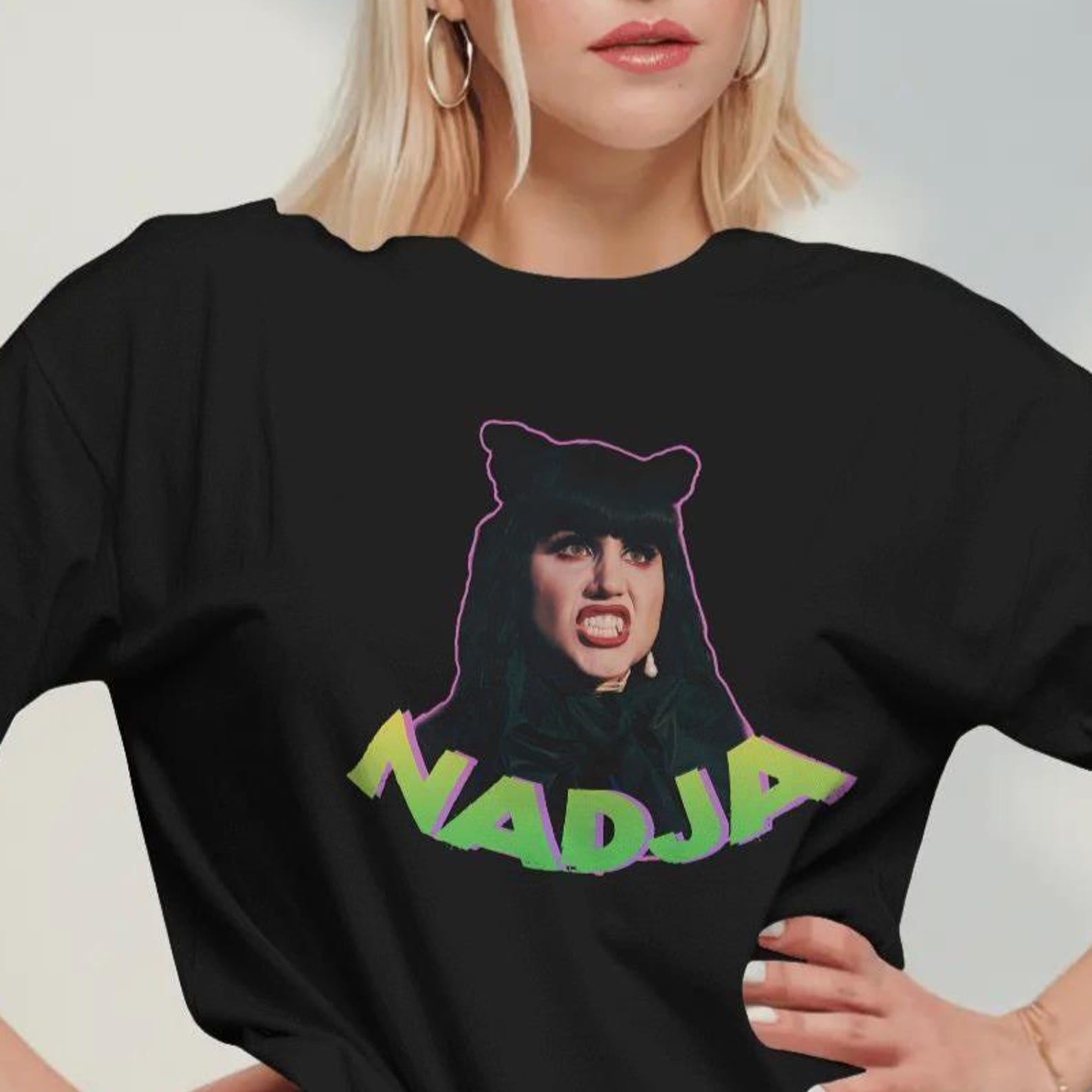 Comfort Colors Nadja T-Shirt: What We Do in the Shadows, Funny Vampire Tee XL