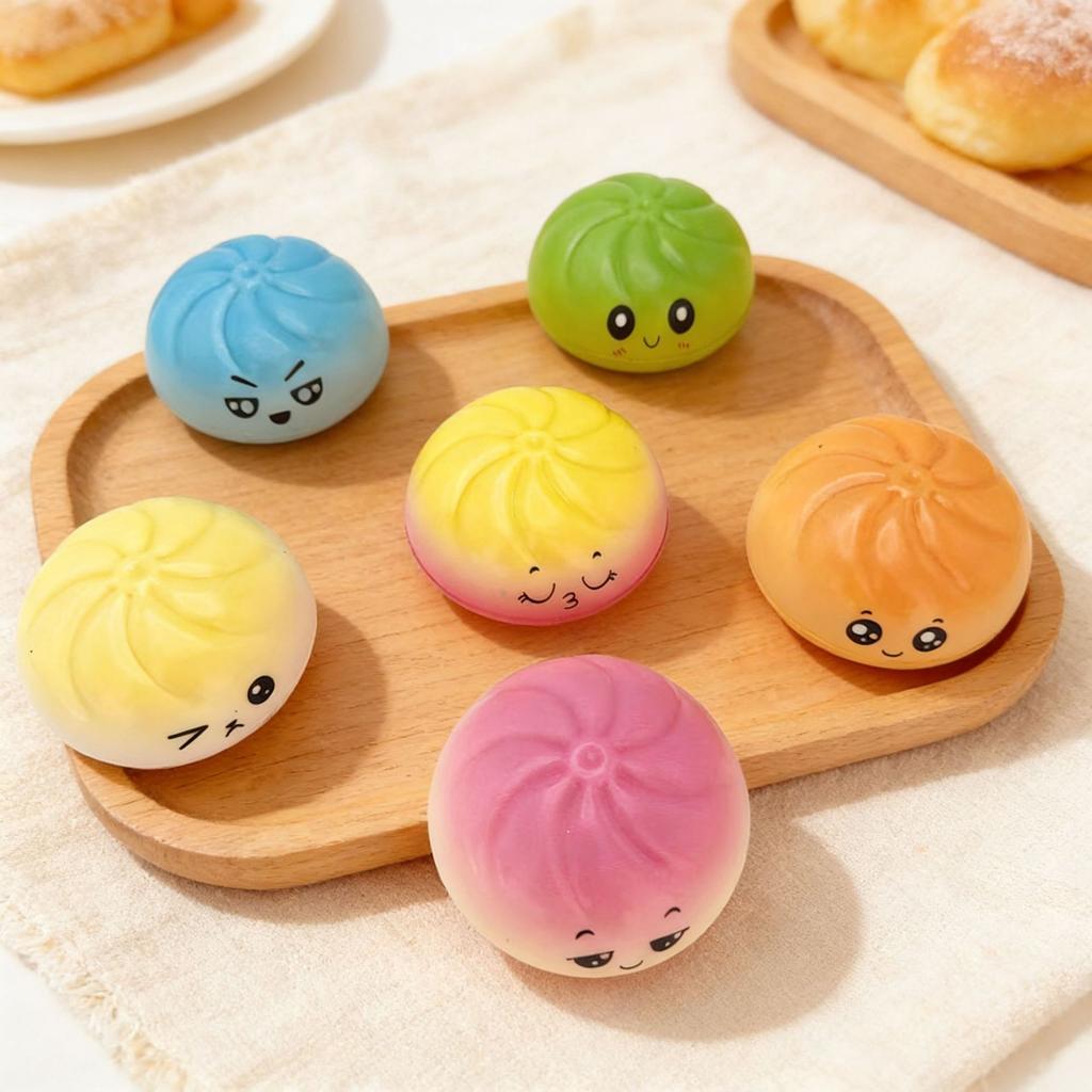Pu Toy Soft Simulation Squishy Stress-Relief Gadget, Small Steamer Model For Hand-Squeezing Stress Relief (Package Style Is Random)