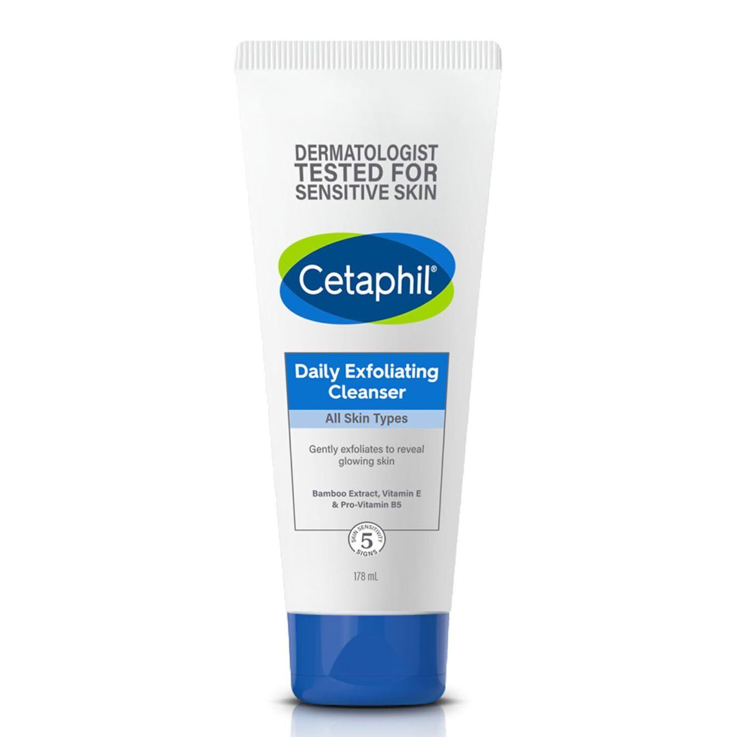 

Cetaphil Daily Отшелушивающее очищающее средство для лица для всех типов кожи, 178 мл