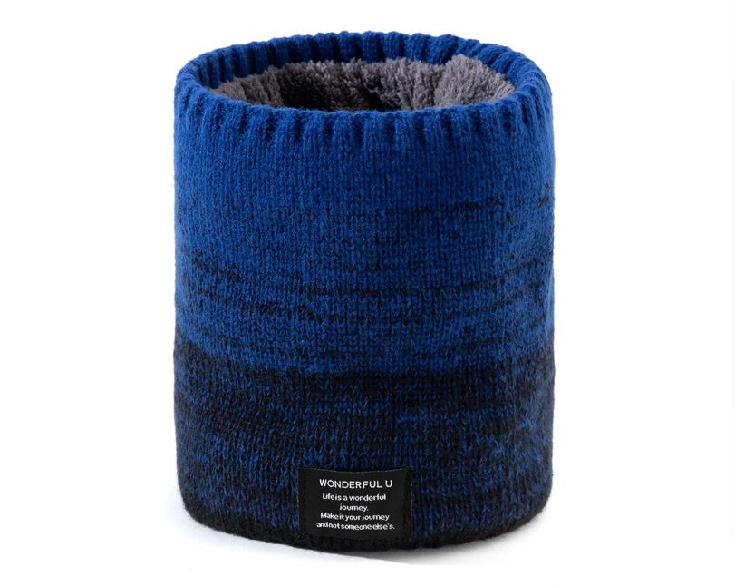 Herbst- und Winter-Schal für Damen und Herren, Modischer, Plus-Samt, Verdickter, Warmer Strickschal, Nackenschutz, Kälteschutzschal