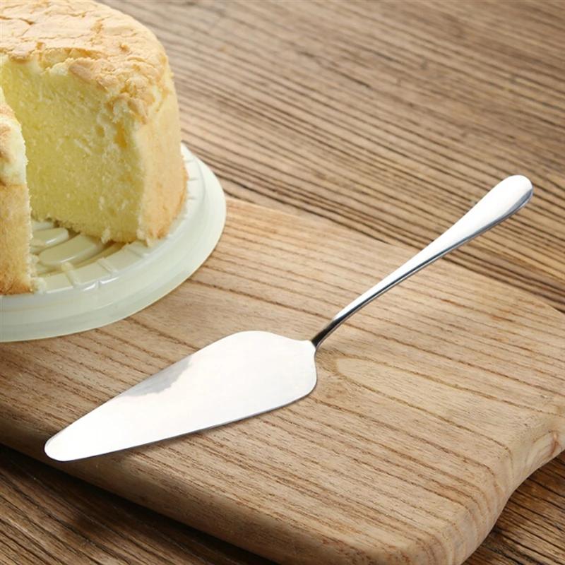 2Type Stainless Steel Serrated Edge Cake Server Blade Cutter Pie Pizza Server Cake Cutter Shovel Kitchen Baking Pastry Spatulas