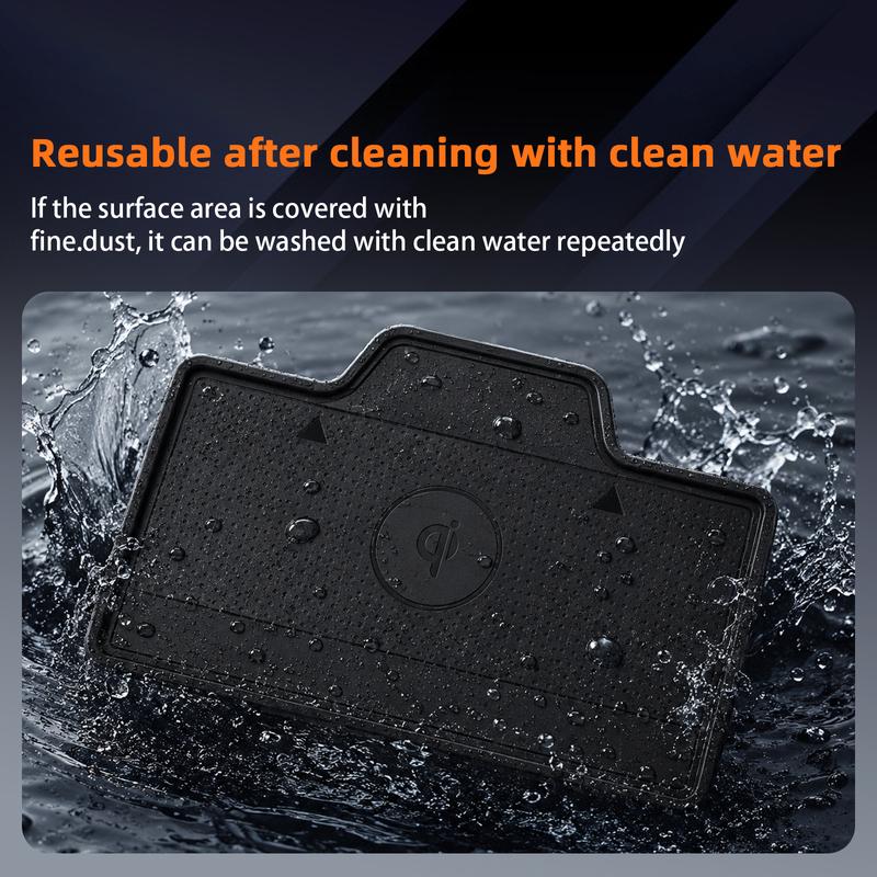 Silicone Anti-Slip Wireless Charging Pad For Mazda CX-5 2026 2027 2028 Anti-Scratch Car Interior Modification Accessories