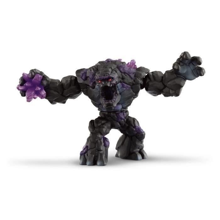 Dark Monster Figurine, Stone, Schleich 70158 ELDRADOR CREATURES, Mythical Creature with Movable Arms and Torso, From 7 Years