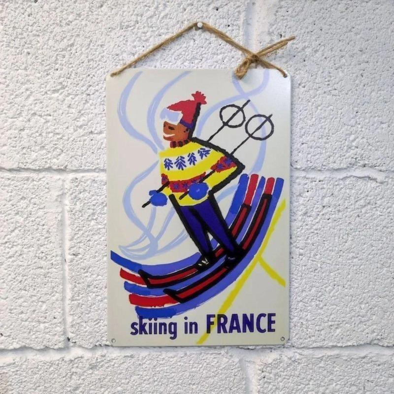 Venice Tourism Metal Poster, Vintage Travel Wall Art