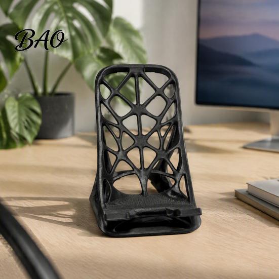 Desktop Mobile Phone Holder 3D Printed Holder, Stand, Hollow Design Hand Free Dock Universal Smartphone Organizer for Living Room Home Office