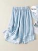 Women's High-Waist Casual Wide-Leg Pants - Cotton Linen Blend, Drapey Style for Summer 2026.