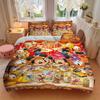 3pcs Acrobatics Mickey and Friends Printed Bedding Set, Soft and Comfortable Quilt Cover for Bedroom, Guest Room S001