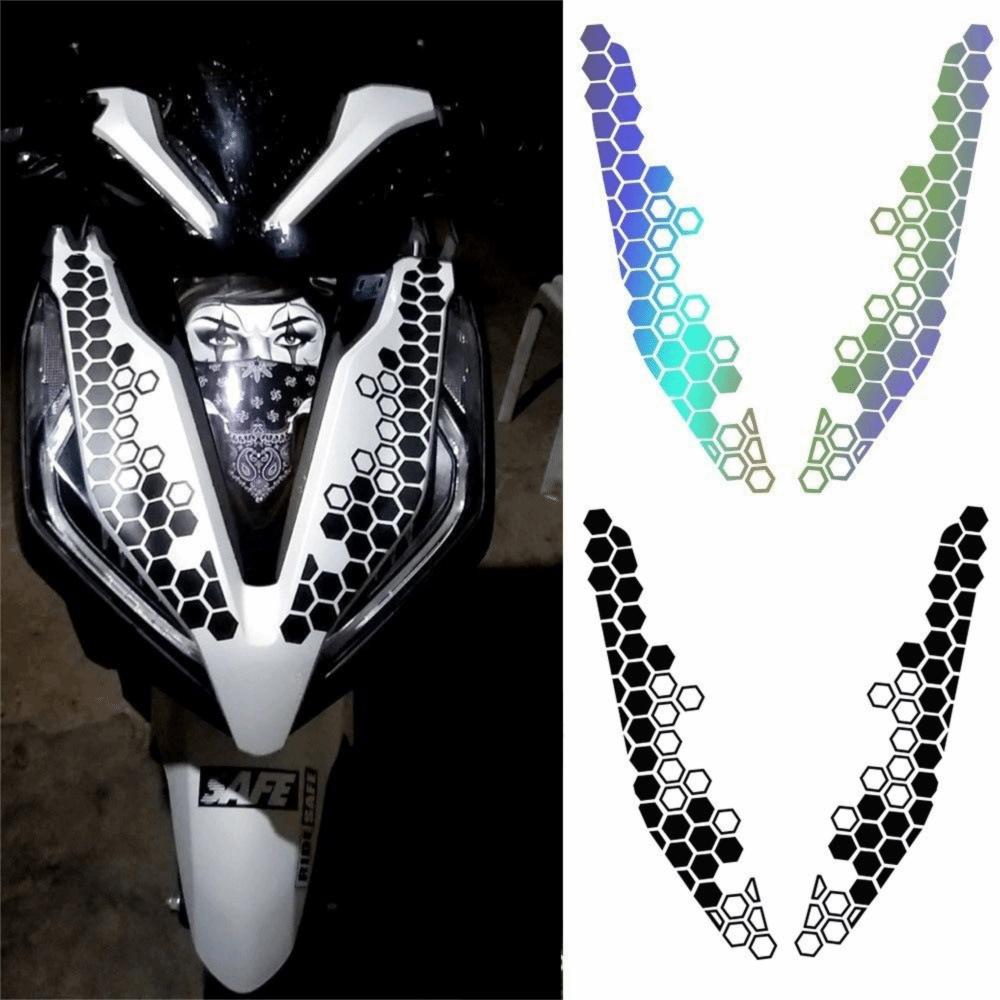 Motor elektrische fiets motorfiets decoratieve sticker veelkleurige reflecterende stickers universeel