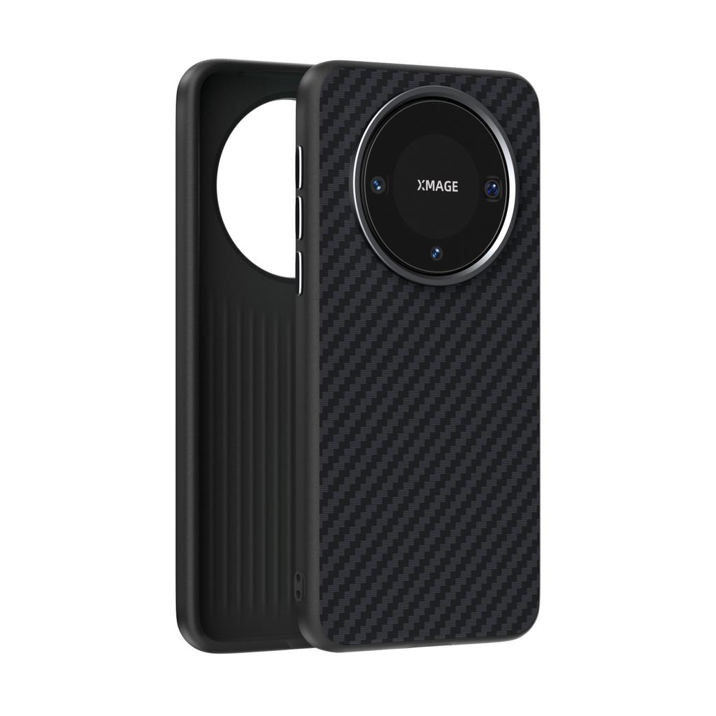 For Huawei Mate 60 Carbon Fiber Case Slim Magsafe Magnetic Wireless Charger Drop Test Mate 60 Pro Case Metal Lens Grip Funda