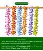 36PCS Hawaiian Lei Necklace Set - Small Size, Perfect for Holiday Events