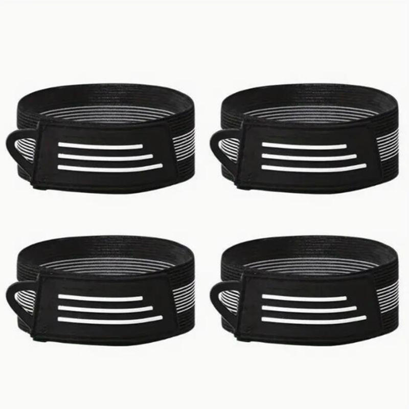 4pcs Bike Bicycle Outdoor Ankle Leg Bind Bandage Trousers Pant Bands Clips Bicycle Trouser Clip Shin Guard Cycling Pants Belt