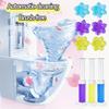 Color Flower Toilet Cleaner Gel Syringe Aromatic Drain Toilet Cleaning Detergent Air Freshener Remove Odor Home Bathroom Supply