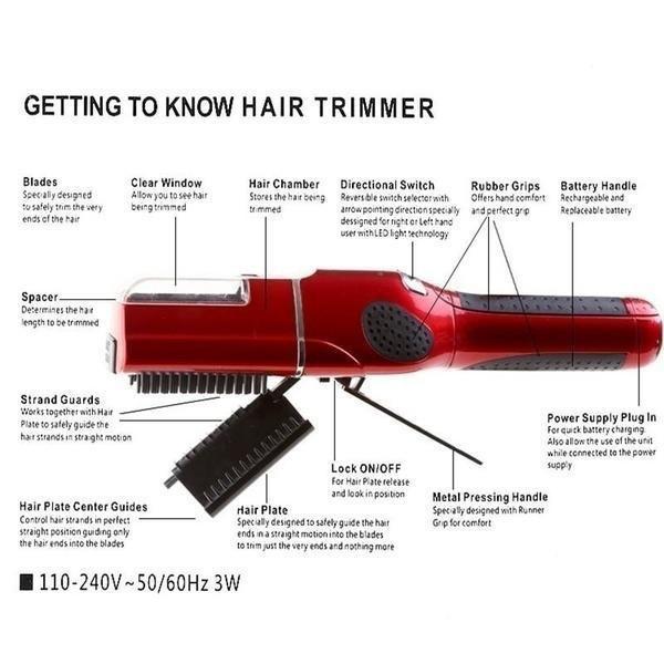 Home Use Split Hair Trimmer Cordless Electric Automatic Micro Cordless Rechargeable Female Dead Hair Styling Tool Cutting Beauty Machine