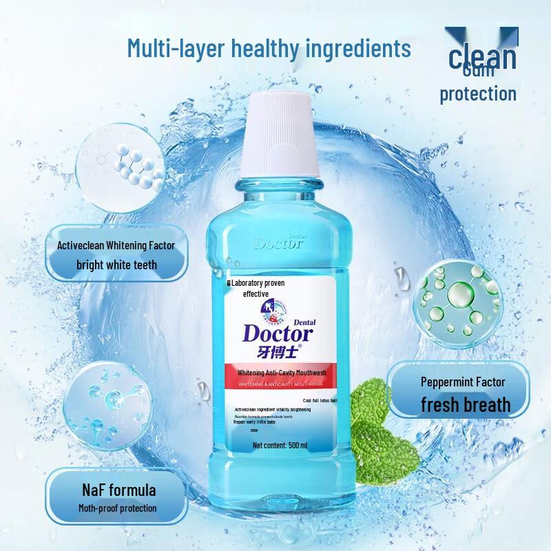 Dr. Tooth Whitening Anti-Cavity Mouthwash 5-Pack