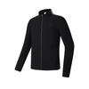 Fila Tennis Series Simple Knitted Stand Collar Long Sleeve Jacket Men Jacket Deep-Black A11M513507F-BK