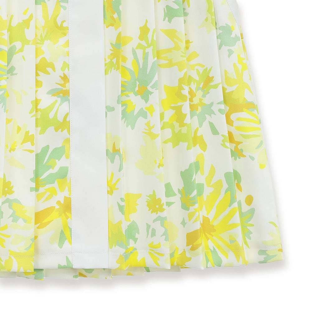 Callaway Pleated Floral Skirt Golf C25128206 Size S Women's / / 1061_Yellow,
