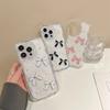 For IPhone 17 Promax Sparkling Powder Droplet Phone Case for Apple 16 Bow Pearl Anti Drop