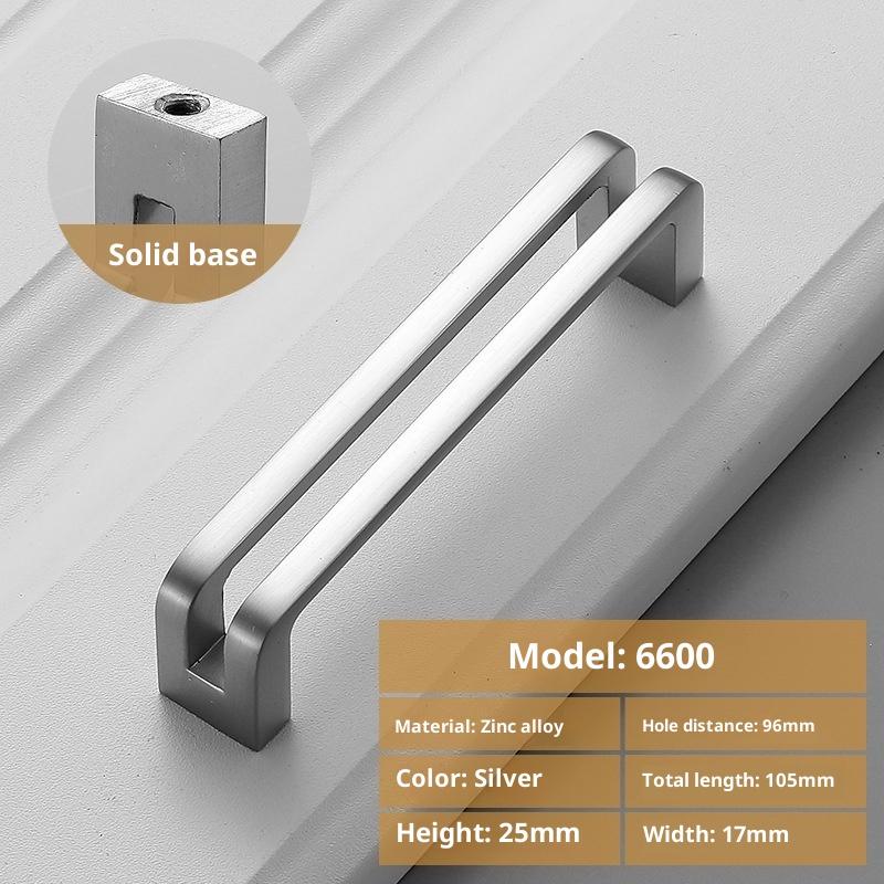 Nordic Furniture Handles Gray Black Brushed Kitchen Cabinet Pulls Handle For Cabinets And Drawers Knobs Kitchen Accesso Hardware