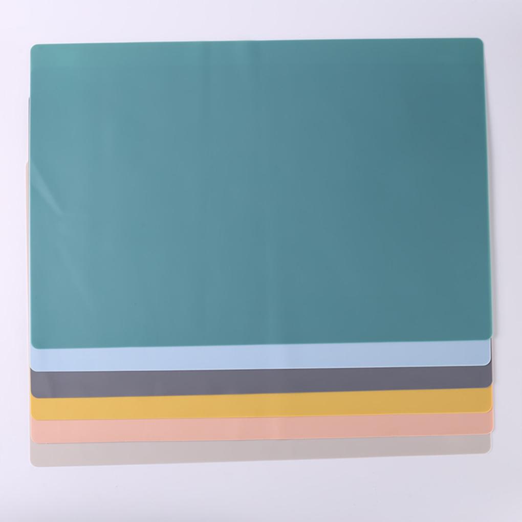 Exquisite Placemat For Dining Table Beautiful And Practical Dining Table Decoration Silicone Mat Light Grey 30*40cm