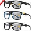 3-Pairs Classical Square Photochromic Sunglasses Outdoor Sports Cycling Running Driving Men Women Festival Party Wear Eyewear