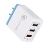 QC3.0 3-Port USB Fast Charger with EU/US Plug for Smartphones