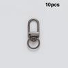 10Pcs Metal Universal Buckle Bag Buckle Multi Color Optional Key Buckle Alloy Buckle Lobster Buckle Bag Accessories