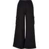 Urban Classics Womens/Ladies Terrycloth High Waist Wide Leg Cargo Trousers