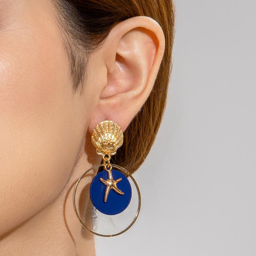 Creative Disc Stud Earrings Set, Geometric Metal Sequins Versatile Two-piece Set, Earrings, Earrings, Women's Pendants.