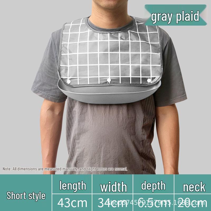 Wasserdichte Silikon-Esslatz für Senioren und Erwachsene - Große Größe