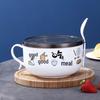 Le Chu He Li 900ml Stainless Steel Instant Noodle/Rice Bowl with Lid & Spoon
