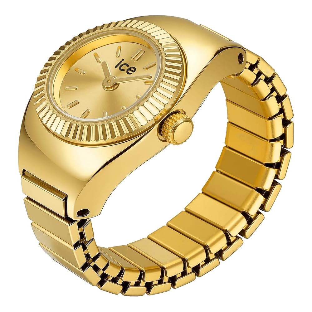 Ice-watch Chouchou Gold Ring Watch for Women 025516 Fashion Jewelry Timepiece