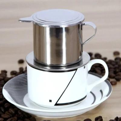 50/100 ml Rostfritt stål Kaffedroppfilter Kaffebryggare Kanna Infusionskopp Bärbar hemma kontor resa camping HållbarBärbar Kaffeinfusionskopp