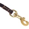 4FT / 5FT / 6FT Geninue Leather Leash for Small to Medium Dogs Training and Walking - Color Black/Brown