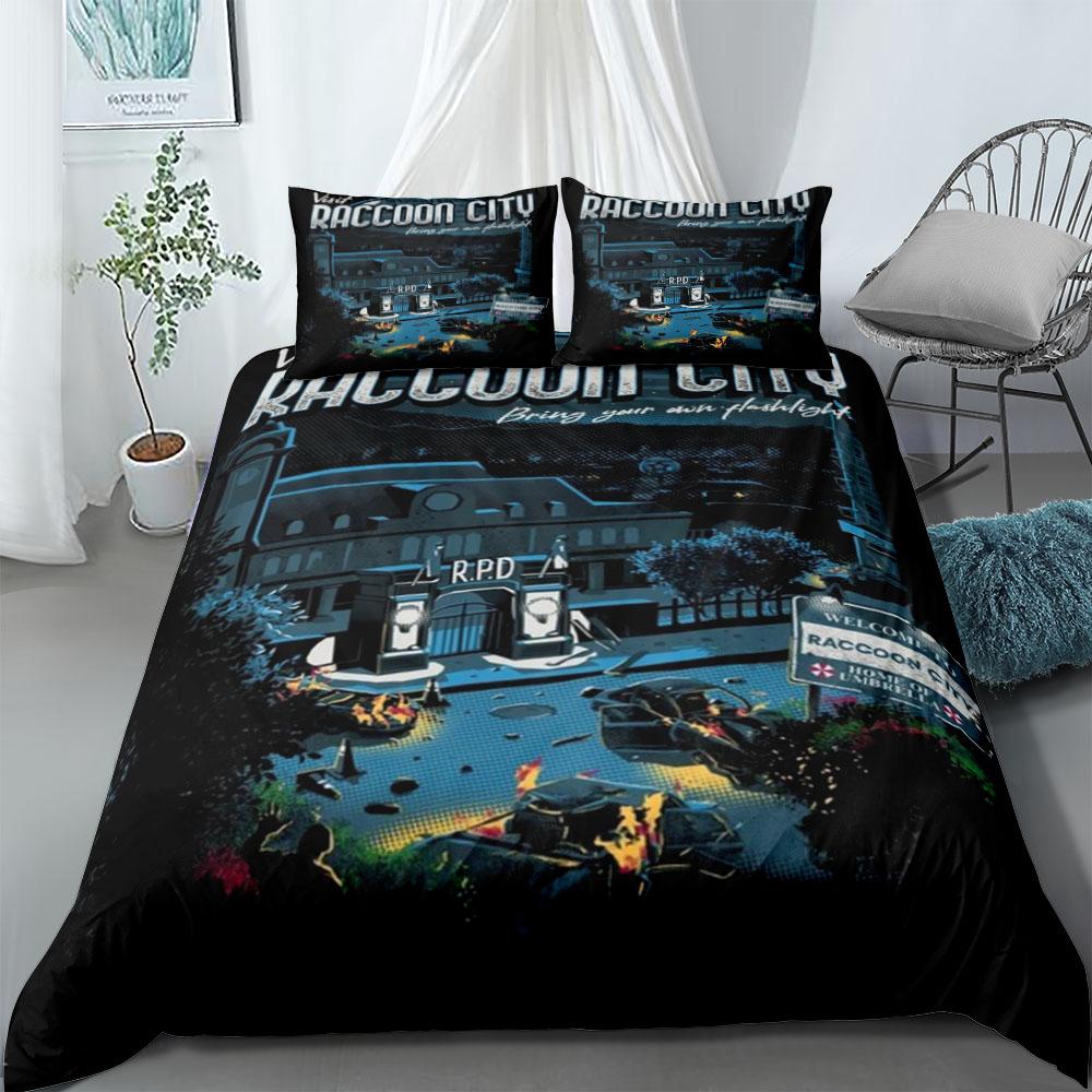 New York City Jigsaw Duvet Cover Set King Queen Double Full Twin Single Size Bed Linen Set