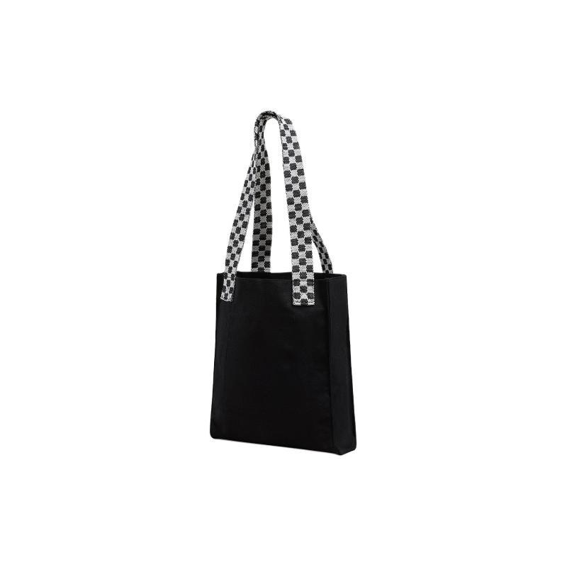 Vans Cotton Tote Bag, Shopping Bag, Shoulder Bag Medium Unisex Black Vans VN000GG2BLK