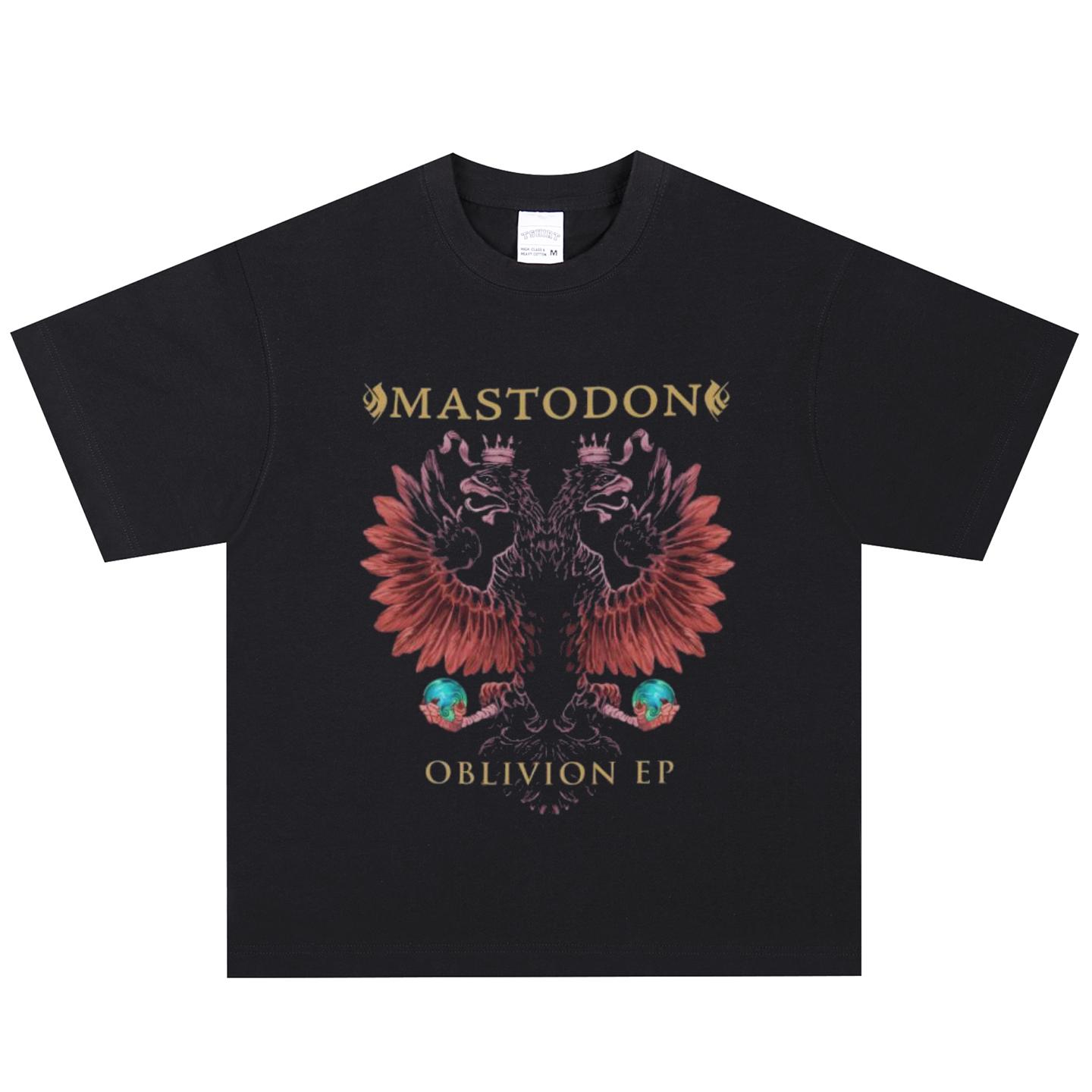 Mastodon T-Shirt, Soft Fabric Casual Daily Wear M