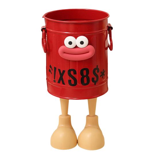 Cartoon Pen Holder Round Vertical Pencil Holder for Office Home Study Desktop