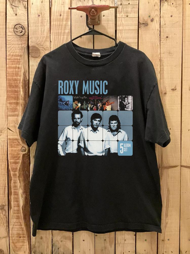 ROXY MUSIC 5 ALBUM SET Album Cotton  Full Size S-5XL Unisex T-Shirt XXL