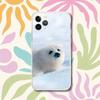 Cute S-Seal Seals Animal Transparent Phone Case For iPhone 17,13,15,12,11,14,16 Pro Max Mini 7,8 Plus SE4,17E Air Cover Fundas